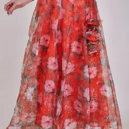 Frolic Rolic Printed Flared Maxi Skirt-picture-11