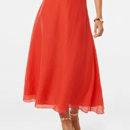 Forever New  Women Celeste Flared Midi Skirt-image-65
