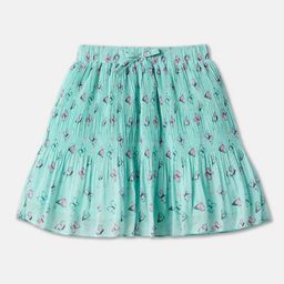 R&B Girls Floral Printed A-Line Mini Skirts-picture-13