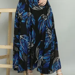 Raabta Fashion Printed Flared Maxi Skirt-picture-49