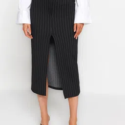 Trendyol Striped Straight Midi Skirts-picture-41