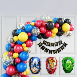 Special You Yellow & Blue 71Pcs Balloons Decoration Items-image-48