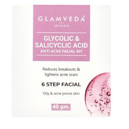GLAMVEDA Glycolic acid & Salicylic facial kit 40gm-40