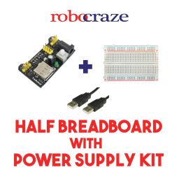 Half Bread Board + Power Supply-17