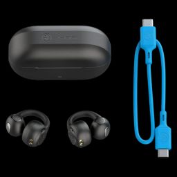 JLAB Flex Open TWS Earbuds with Active Noise Cancellation (IPX4 Splashproof, Google Fast Pair, Black) image 3