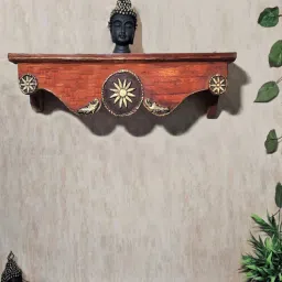 Multicolour Wood Floating Wall Shelf by Disoo Fashions-picture-27