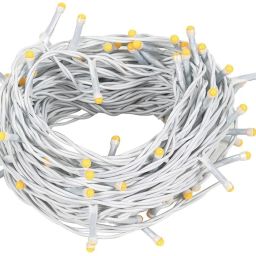 75 LEDs 12.5 m White, Yellow Steady Bulb Rice Lights-image-46