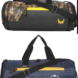 20 L Gym Duffel Bag - GYM DUFFLE BAG FOR INDOOR OUTDOOR SPORTS - Yellow, Blue-picture-29