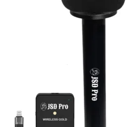 jsd pro -Media Mic-For All Types of Smartphone - Handheld Adaptor with Built-In Wireless Microphone image 2