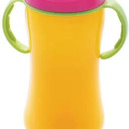 Sipper/Sippy Cups, Anti-Spill Design with Soft Silicone Straw-YELLOW-20