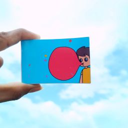 Balloon Bursting Birthday Flipbook Greeting Card-21