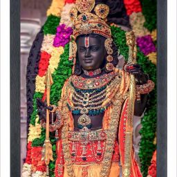 Shree Ram Lala Ayodhya Photo Frame Digital Reprint 8 inch x 6 inch Painting-picture-28