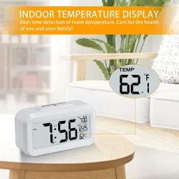 rhonnium Digital White Clock image 3