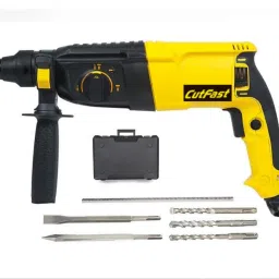 Cutfast 2800W 26mm Demolition Heavy Duty With 5 pics bit Rotary Hammer Drill-image-31