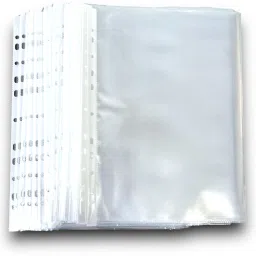 AARPEE SHEET PROTECTOR A4 300 Microns Clear Document Sleeve Folder with Punch Holes image 4