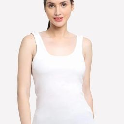 Women White Tank Top/Vest-image-2