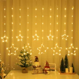 118 LEDs 3.6 m Yellow Flickering Star Rice Lights-10