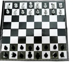 chess indoor game with chessmen coins 11 x 11 cm Board Game Accessories-25