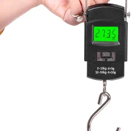 Maniya brothers Digital Display Screen Hanging Hook Weighing Machine For Household Items(50 kg) Weighing Scale image 3
