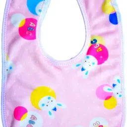 brandonn Multi-Colour Cotton Bibs With Pvc Pasting - Set of 2 image 3