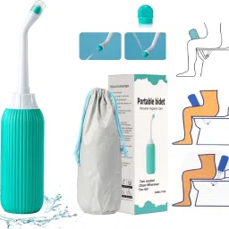 Portable bidet, Jet Spray for Toilet | Retractable, 2 angled Nozzles ND122 Manual Bidets-image-86