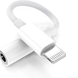 nikolve White Lightning to 3.5mm Headphone Audio Jack Convertor for All Devices Phone Converter-19