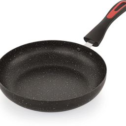 iron-Max Carbon Steel induction Heavy-Weight Frying Pan Non Stick Fry Pan 24 cm diameter 1.5 L capacity-image-34