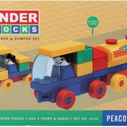 Kinder Blocks Car,Tanker & Dumper (3 in 1) by Party Shopping-33