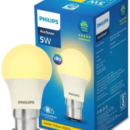 philips 5 W Basic Round B22 LED Bulb image 2
