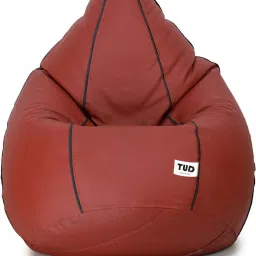 XXL Classic Tan With Black Piping Teardrop Bean Bag With Bean Filling-picture-22