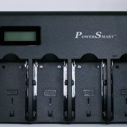 Power Smart NP-F970 4-Channel Digital Camera Battery Charger w/LCD Display for Sony NP-F970 Camera Battery Charger image 2