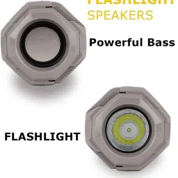 POZUB Wireless Bluetooth Speaker with Flashlight Torch with USB | Mic | Aux | SD Card 10 W Bluetooth Party Speaker image 2