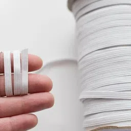 Woven White Elastic-5