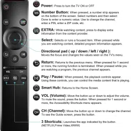 hybite Remote Compatible with Samsung LCD/LED Smart 4K Ultra HD TV Remote Control - Old Remote Functions Must be Exactly Same No Voice Command samsung 4K Ultra HD LED Remote Controller image 5