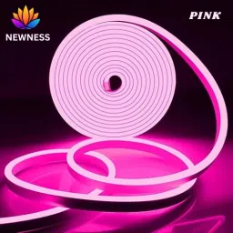 13.02 Feet NEON Light with 12V Adaptor LED Neon Strip Rope Lights, Flat Silicone Candle-image-41