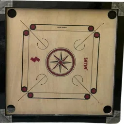 Full Size 20 INCH Wooden Carrom Board Game with Premium Wooden Coin Striker 50.8 cm Carrom Board-image-24
