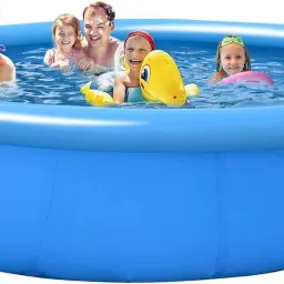 (IND*44) Easy Set Pool, Multi Color (12 feet x 30 inch) With Free Pump Inflatable Swimming Pool-29
