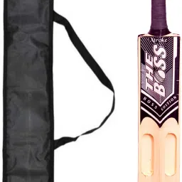 Scoop Design Popular Willow Cricket Bat with Red Tennis Ball and Bat Cover Poplar Willow CricketBat For 15+ Yrs-image-16