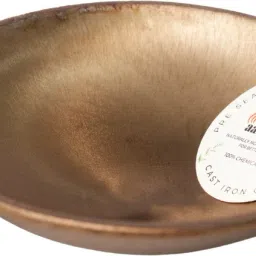 Cast Iron Appam Smooth Finish Kadhai Pan Naturally Non Stick 8 Inch Fry Pan 20.5 cm diameter 1 L capacity-22