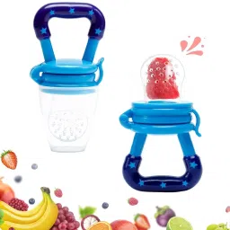 pink&black Baby Fruit Feeder Nibbler Pacifier Feeder image 2