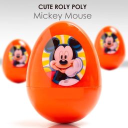 Disney Mickey & Friends Cute Roly Poly Push and Shake Wobbling Bell Sounds . Rattle-image-26