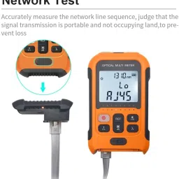 hanutech 3 in 1 Mini Optical Meter With Visual Fault Locator (VFL) & Fiber Light Tester Digital Multimeter image 4