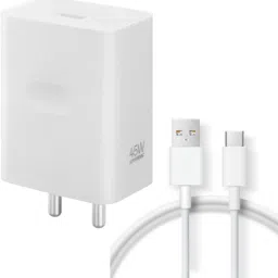 IARYZ ORIGINAL 45 W SuperVOOC 5 A Wall Charger for Mobile with Detachable Cable-image-82