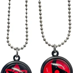 Anime Naruto Necklace Logo Luminous Pendant Chain Steel Locket-image-12
