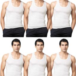 Pack of 6 Men Vest-image-68