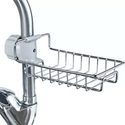 Kitchen Sink Caddy Organizer Over Faucet Sponge Holder Flush Valve Faucet Faucet Set-image-14