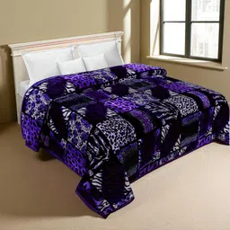 changers Floral Double Mink Blanket for Heavy Winter-picture-11