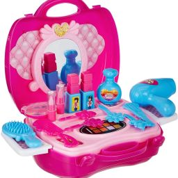 Makeup Set Toy for Girls|Lightweight Portable Plastic Suitcase Kit| Kid-Friendly-34