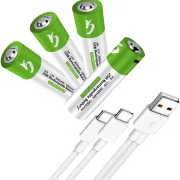 AAA Rechargeable Lithium-Ion750mAh with Type-C USB Cable1.5V ChargingBattery-picture-28