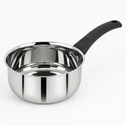 Tea Maker/Milk Pan/Tapeli/Patila/Pot Pan/Bhagona with Strong Bakelite Handle Sauce Pan 14 cm diameter 1 L capacity-image-16